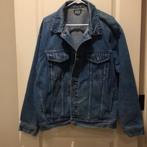 Stone Wash mens button down Denim Jean Jacket pockets no tags see below